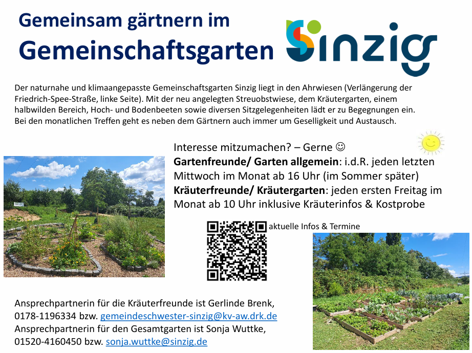 Flyer Gemeinscahftsgarten